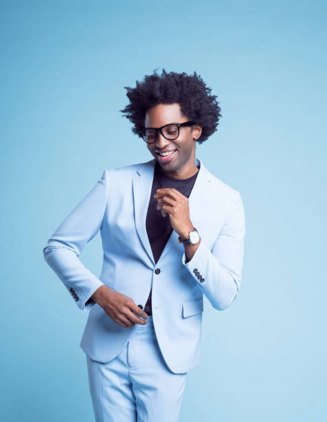 istock Businessman snapping fingers and dancing 1401347767