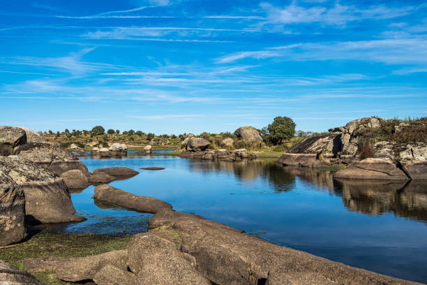 istock Los Barruecos Natural Monument, Malpartida de Caceres, Extremadura, Spain. 1401351966