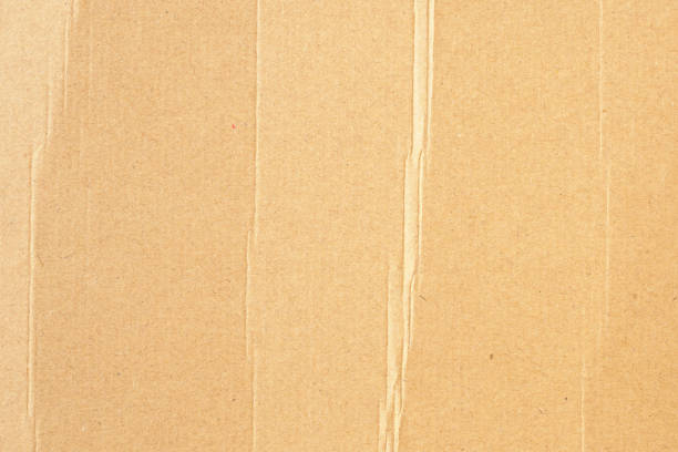 istock Old brown recycle cardboard box paper texture background 1401352111