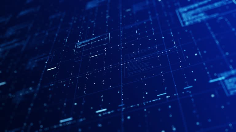 Programming code abstract technology background footage,concept of software developer and Computer script.4k seamless loop