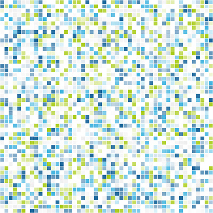 Mosaic seamless colored pixel background. Vector illustration