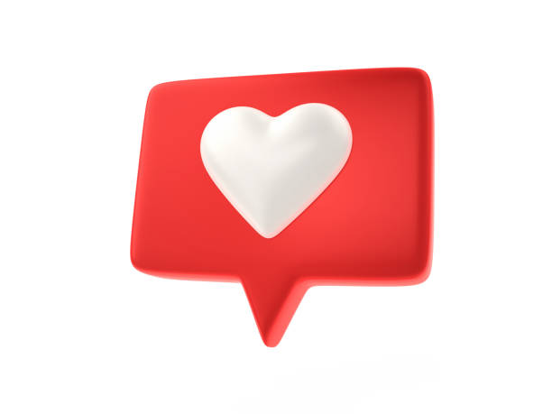 istock Social Media heart like icon 1401363173