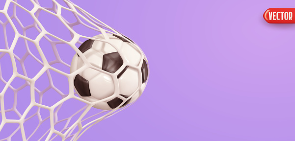 골 그물에 축구 공 벡터 일러스트 레이 션 축구에 대한 스톡 벡터 아트 및 기타 이미지 - 축구, 축구골대, 골-스포츠 장비 ...