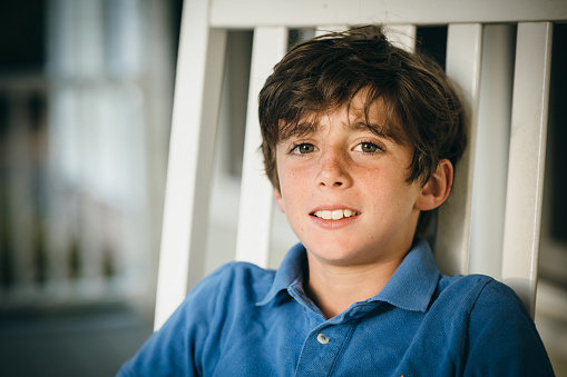 10 year old boy portrait