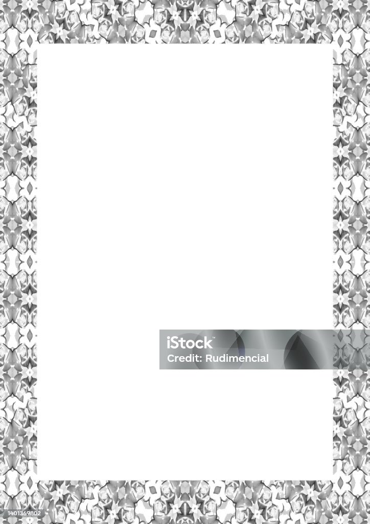 White Bordered Background White Background With Patterned Borders Stock Photo - Download Image ...