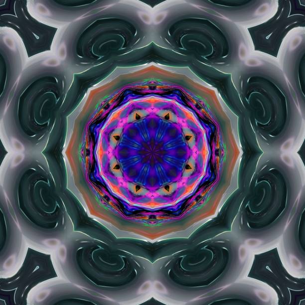 istock Texture of colorful patterns with beautiful design variants such as kaleidoscope, seamless pattern, polar, geometry, and spiral 1401377792