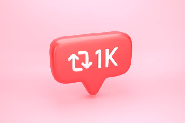 istock Reshare arrows loop symbol on social media notification icon 1401379222