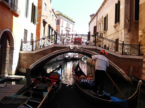 Water canals in Venice, Veneto, Italy