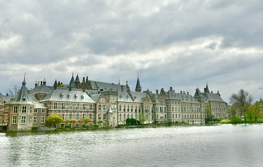 Binnenhof Palace in The Hague (Den Haag), The Netherlands. Dutch Parliament buildings.