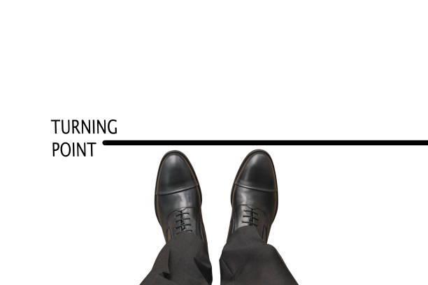 Turning Point, man standing on the road thinking about choices, turning point, future