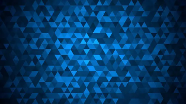 Vector illustration of Abstract blue polygonal background. Design template for brochures, flyers, magazine