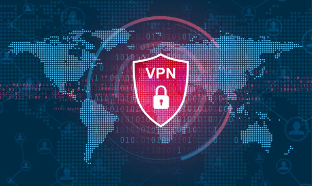 VPN - world map VPN - world map vpn stock illustrations anti malware software vulnerability management