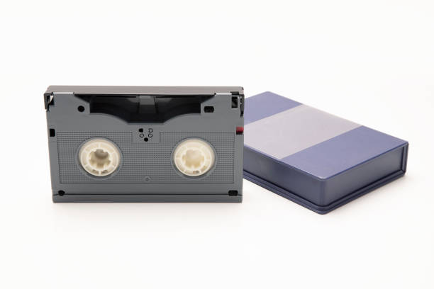 istock old videocassette cartridges on white background 1401388193
