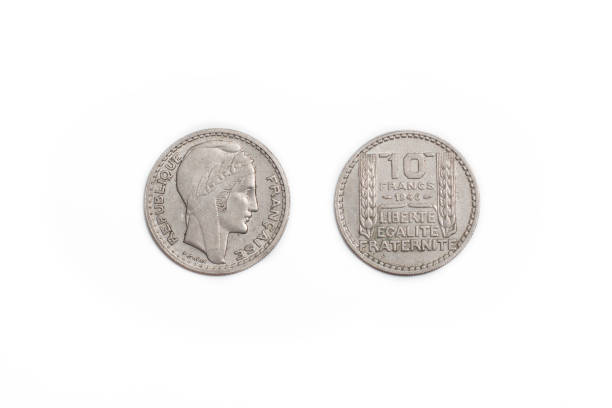 istock old coin, France 10 Franc 1401396288