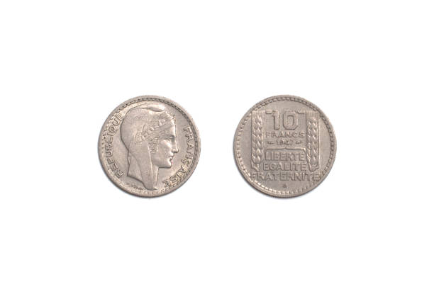 istock old coin, France 10 Frank 1401396447