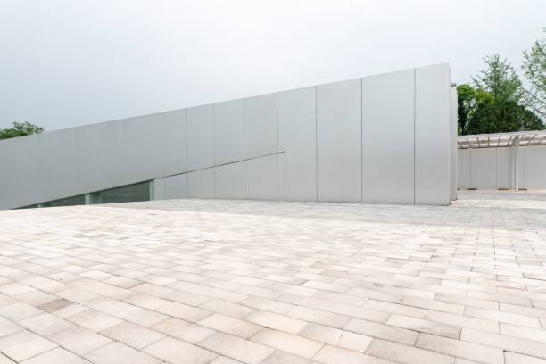 Portugal, Lisbon, march 16,2018. A new building of the foundation Chasmpalimaud; international cancer institute along the river Tago