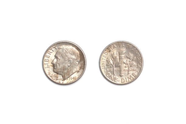 istock old coin, USA One Dime 1401399539