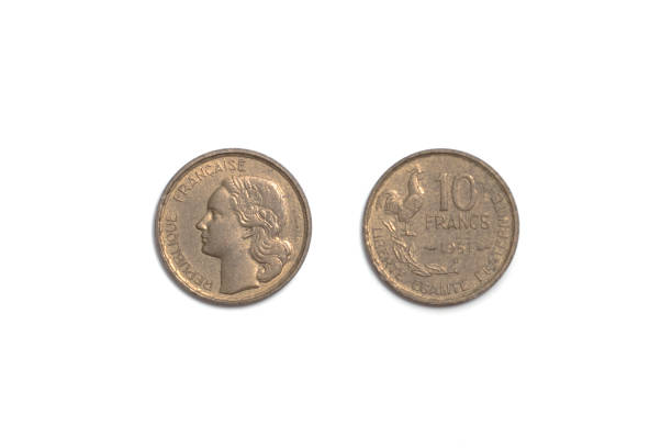 istock old coin, France 10 Francs 1401399701