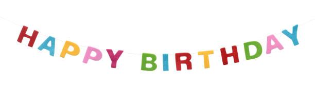 Happy birthday garland