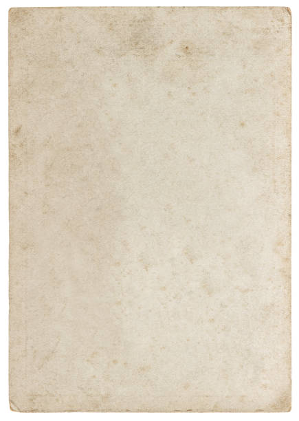 istock Old paper sheet edges isolated. Grungy cardboard 1401415250