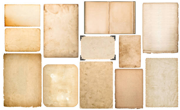 istock Paper sheet,book photo frame corner Scrapbook junk journal 1401415276