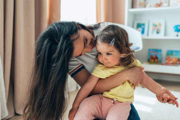 istock Mother and cute little daughter 1401416482