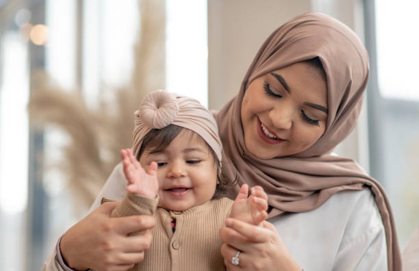 istock Muslim Mother and her Baby 1401424541