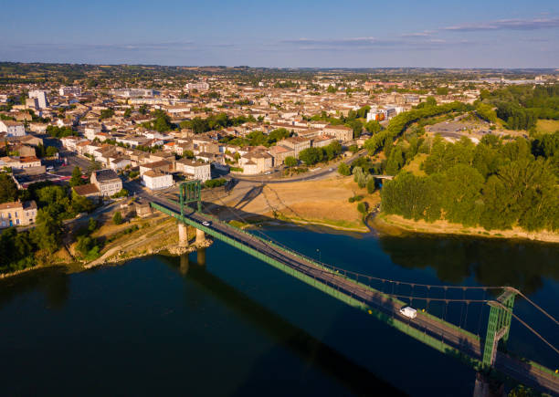 istock View of Marmande with suspension bridge 1401426045