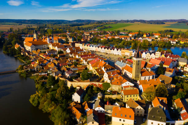 istock Cityscape of Telc, Czech Republic 1401426109