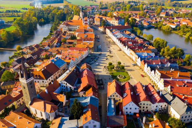 istock Cityscape of Telc, Czech Republic 1401426111