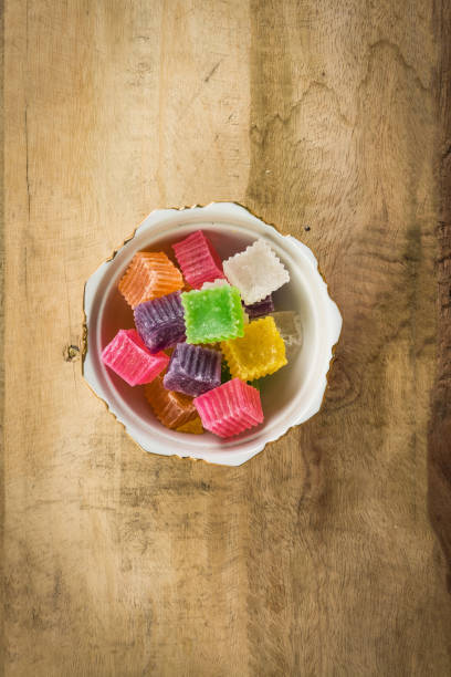 istock Thai dessert or Thai dessert with unique characteristics, bright colors and different flavors The art of making Thai desserts has been passed down through generations. 1401427189
