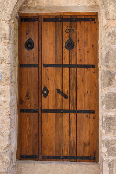istock a wooden old historical door 1401427909