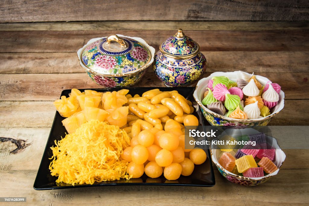 Thailändisches Dessert Oder Thailändisches Dessert Mit Einzigartigen