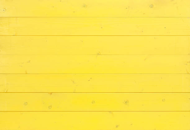 Yellow wooden background stock photo