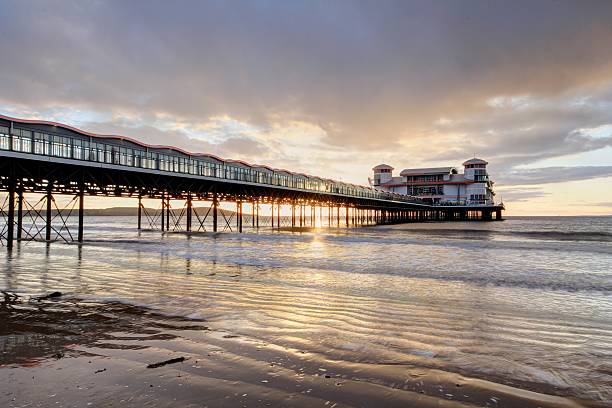 istock Sunset at the Pier in Westin Super-mare 140143039