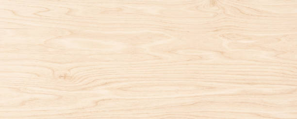 木の質感、ヴィンテージボードの背景。軽い合板 - 木目 ストックフォトと画像