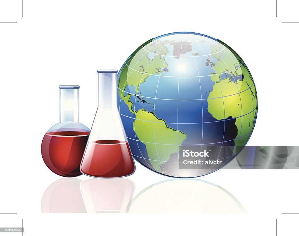 Bioquímica química - arte vectorial de Accesibilidad libre de derechos