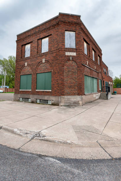 istock Abandoned Bank Building in Meadowlands, Minnesota 1401442436