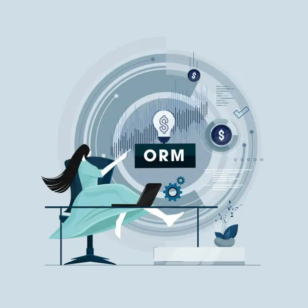 Vector illustration of Importance of Online Reputation Management, Analysis and Benefits of the good ORM concept
