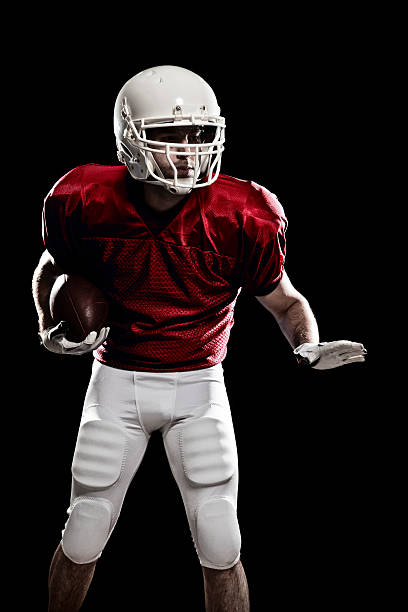 istock Football Player with a ball 140145410