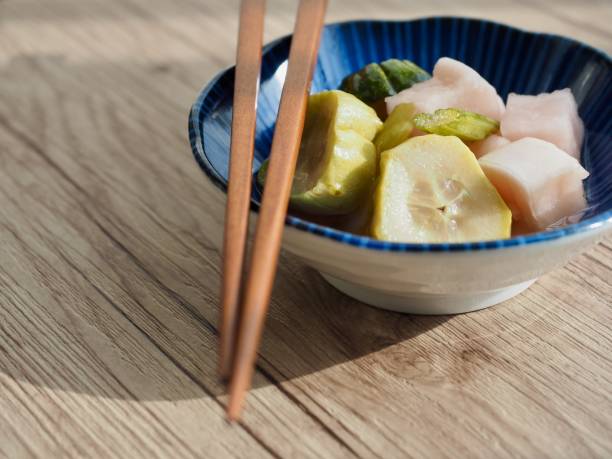 istock Cucumber and radish pickles, food, side dish 1401455918