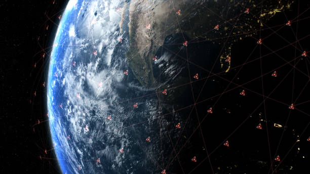 istock Global Positioning System of navigation satellites 1401457084