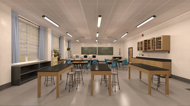 istock classroom of the school without student and teacher 3d illustration 1401460428