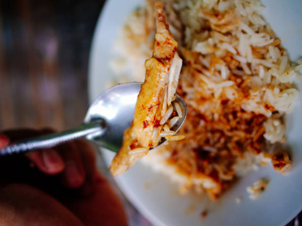 istock Thai Hainanese chicken rice 1401463260