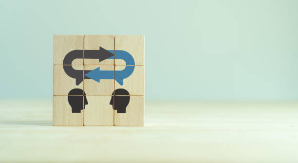 istock Suggestion and feedback sharing for improvement. Listen to team feedback to improve work efficiency. Team communication skill, engagement, idea sharing, open mind, customer feedback and consulting. 1401465295