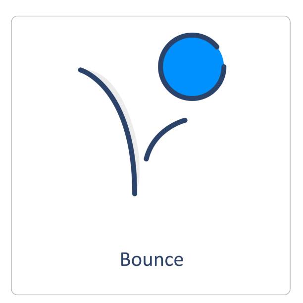 ilustrações, clipart, desenhos animados e ícones de bounce  - bouncing