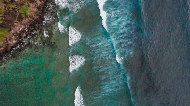 istock beautiful blue sea waves and Merese hills 1401475018