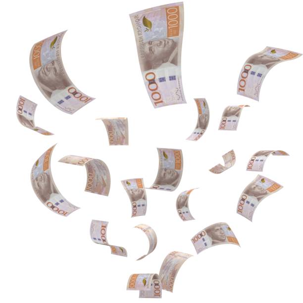istock Swedish krona falling money crisis 1401481791