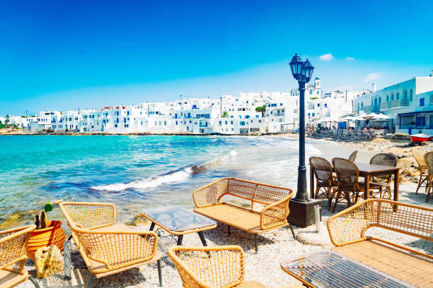 Naoussa waterfront, Paros Greece