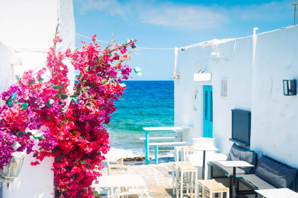 istock Naoussa white street 1401492735